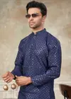 Outluk Vol 139 Mens Digital Printed Silk Kurta Pajama Wholesale Maunfacturers